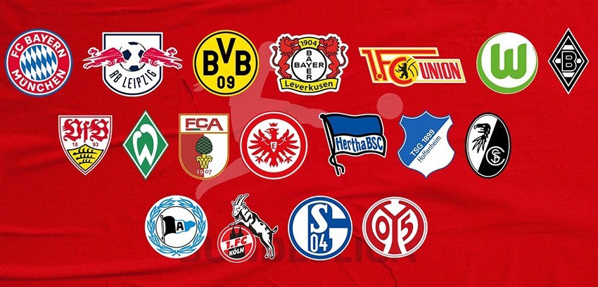 Các đội tuyển tham gia Bundesliga vô cùng mạnh